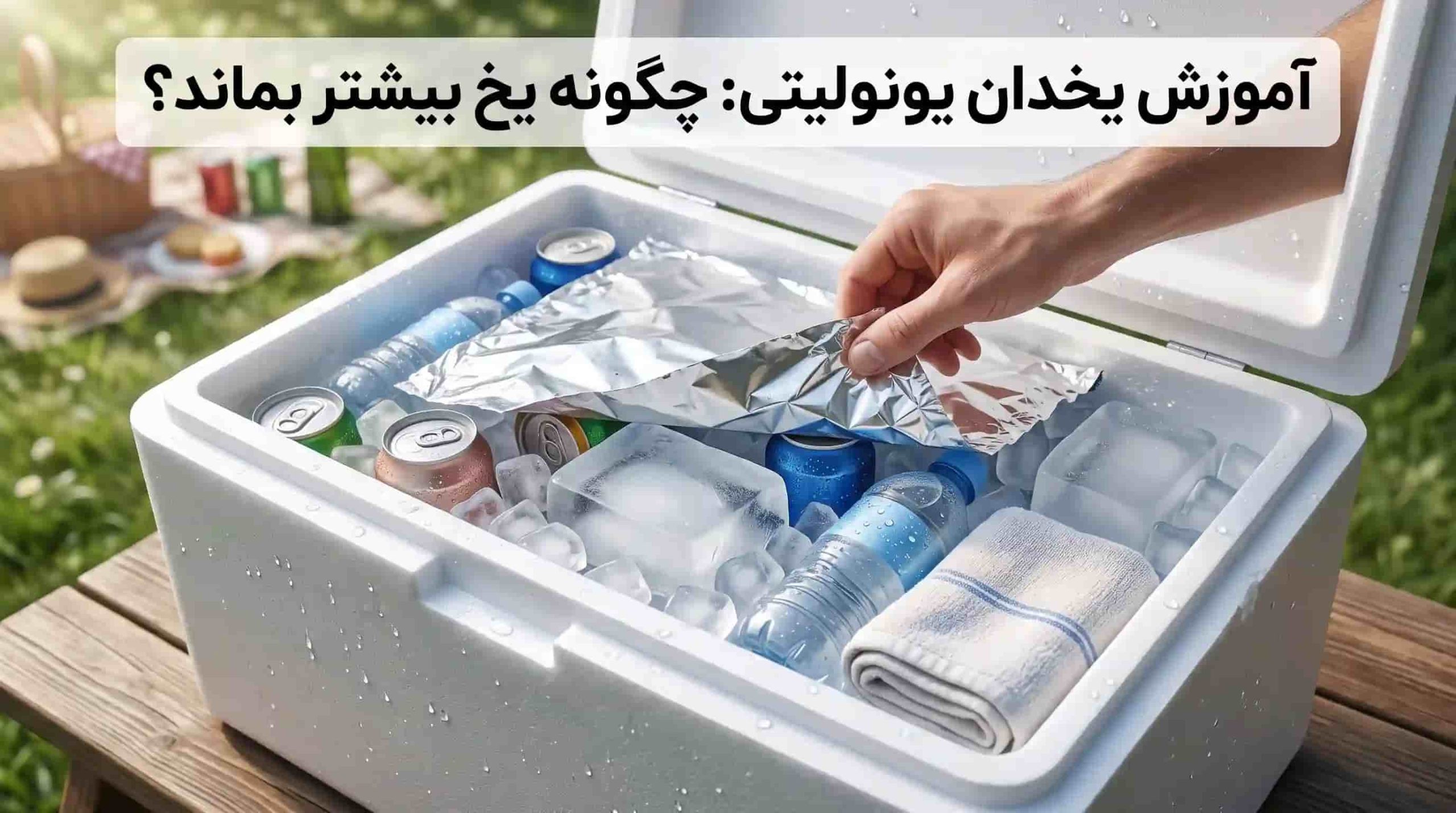 آموزش طرز استفاده از یخدان یونولیتی [چگونه یخ بیشتر بماند؟]