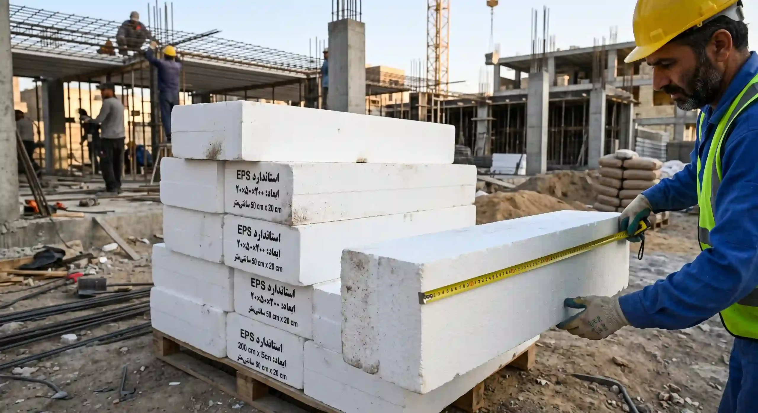 ابعاد بلوک یونولیت