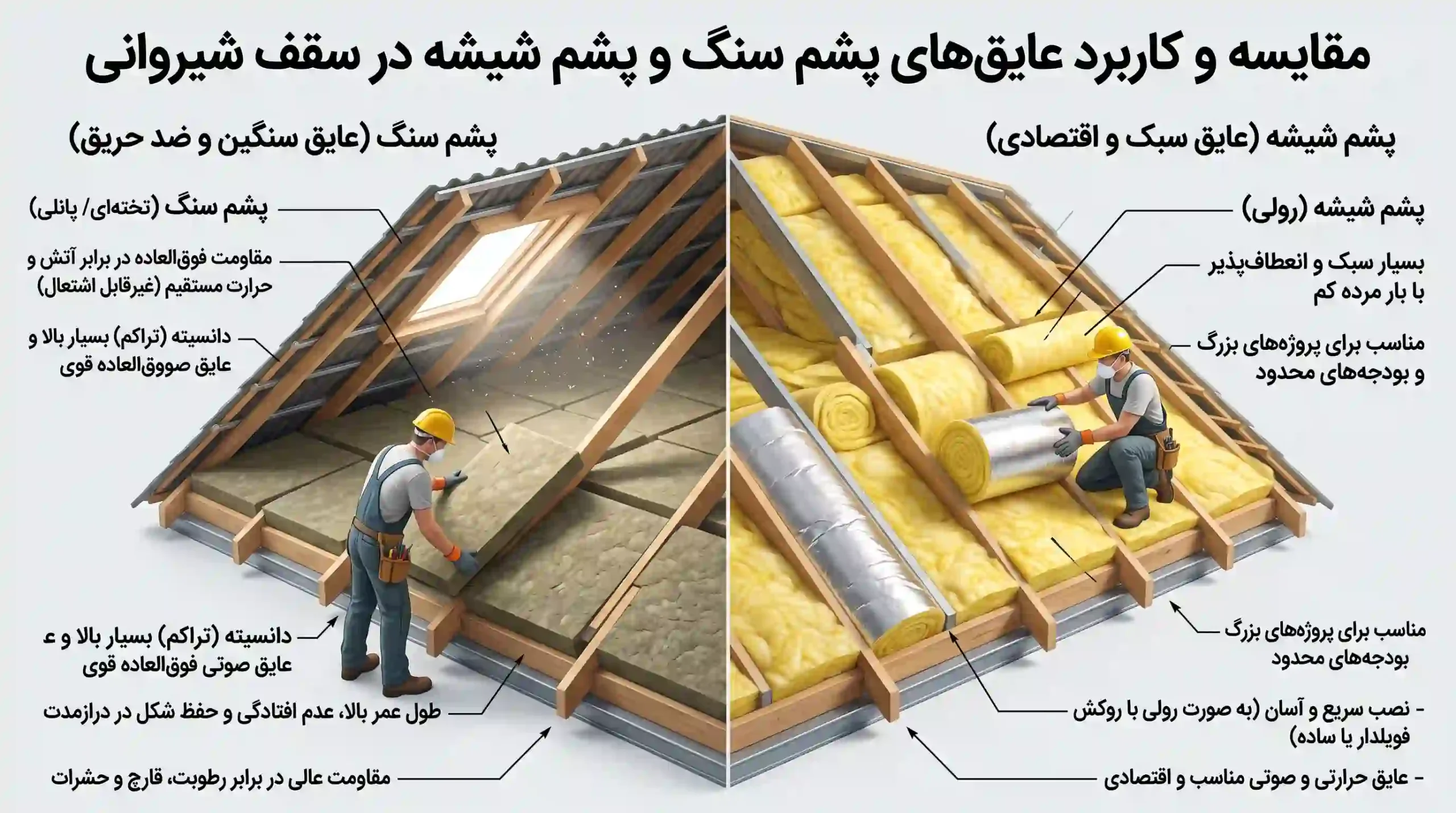 عایق بندی سقف