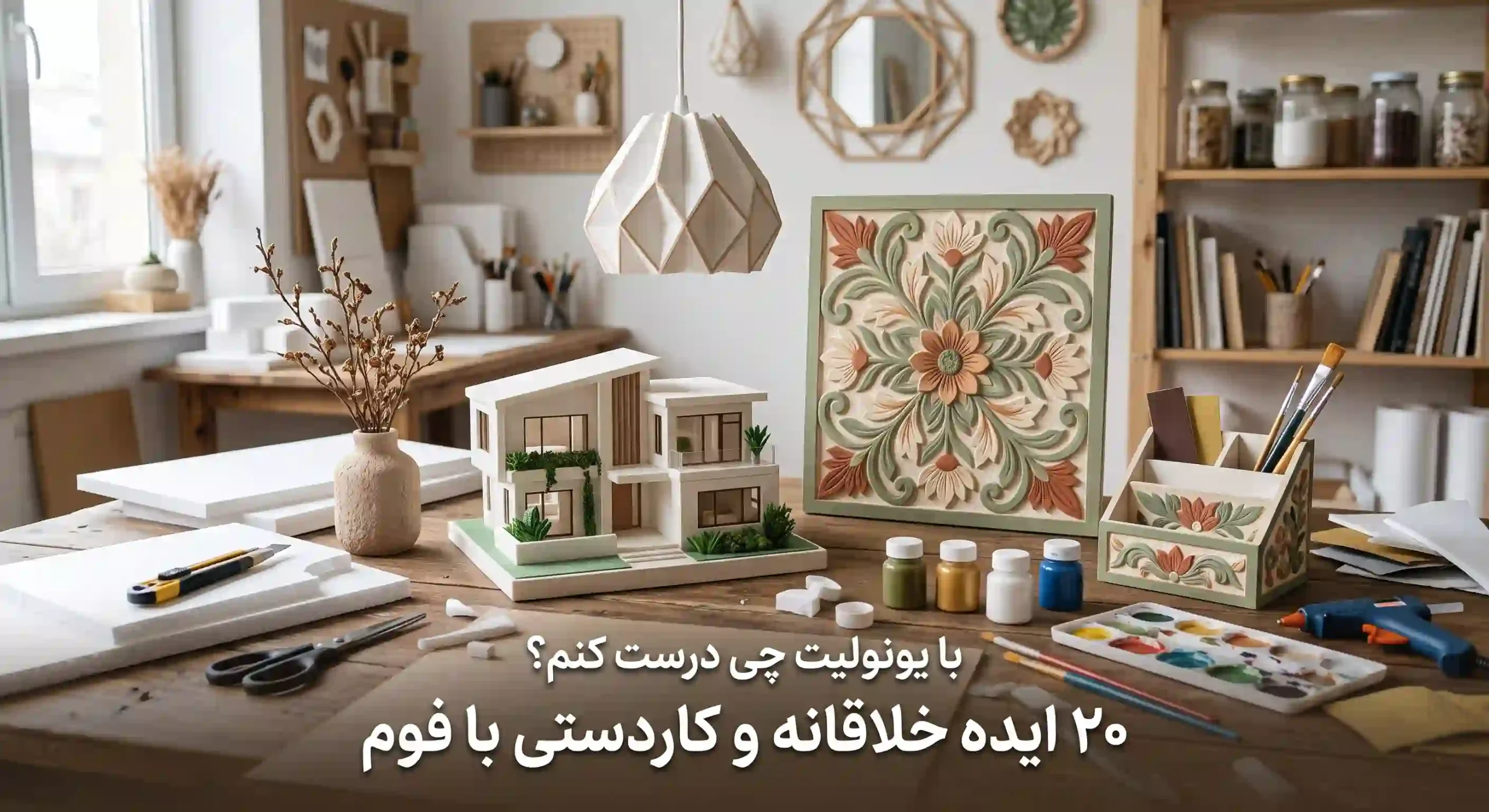 با یونولیت چی درست کنم؟ [۲۰ ایده خلاقانه و کاردستی با فوم]